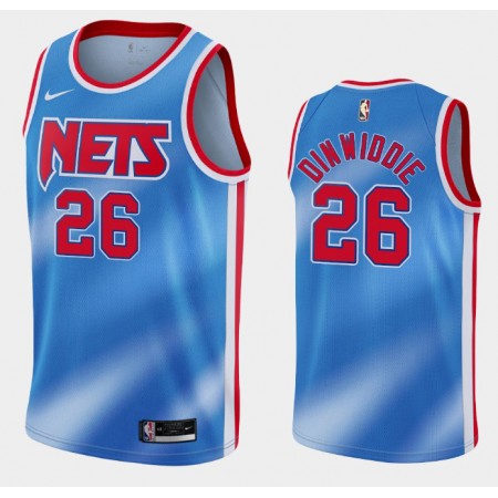 Herren NBA Brooklyn Nets Trikot Spencer Dinwiddie 26 Nike 2020-2021 Hardwood Classics Swingman